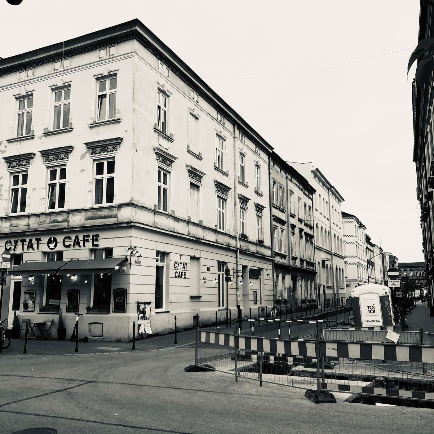 budynki i ulice krakowskiego kazimierza